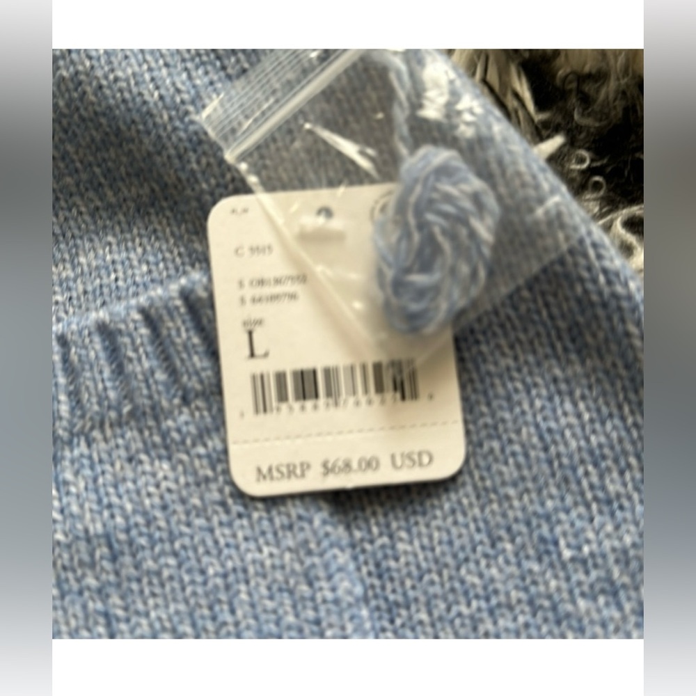 NWT Free People Viola Stylish Blue Knit Skirt L - Picture 7 of 8